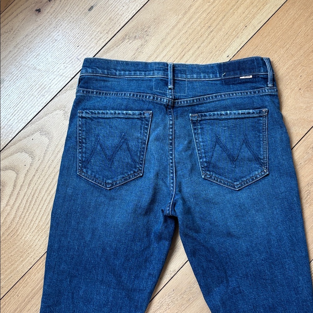 MOTHER The Insider Ankle Bootcut Jeans “Where The Sun Don’t Shine” Size 30 - Picture 12 of 12
